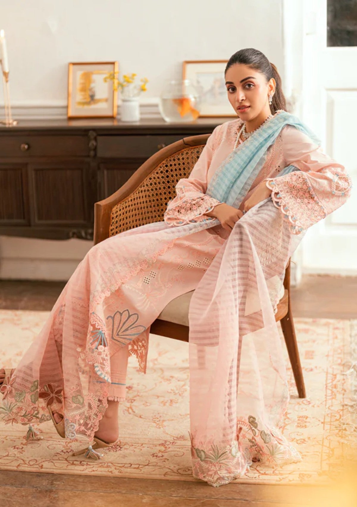 Lawn - Qalamkar - Luxury - Eid Edit 25 - SB#05 - Aleeza