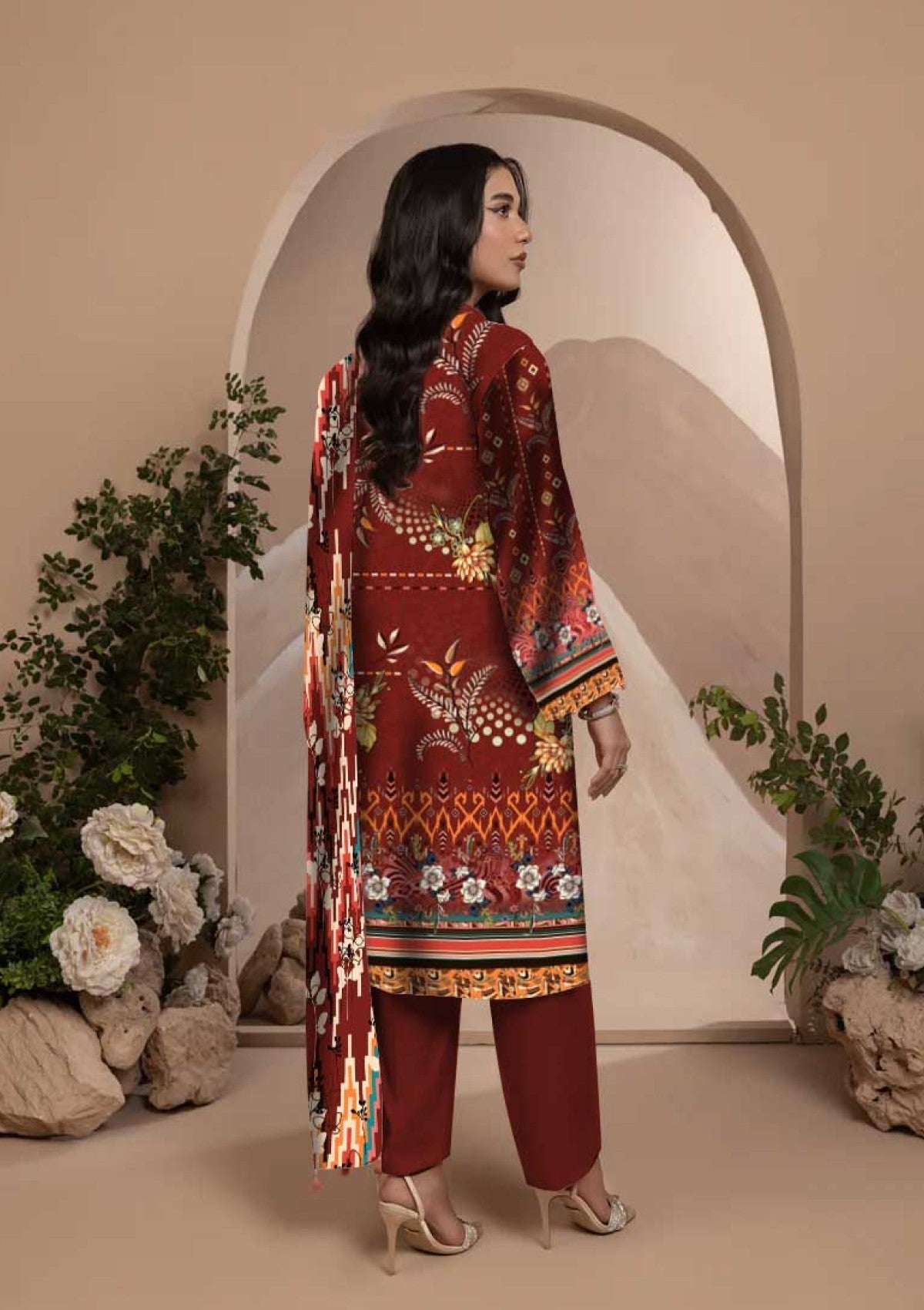 Winter Collection - Art n Style - Monsoon Linen - Volume 2 - A24#22 - Official Art n Style - Agha Fabrics UK