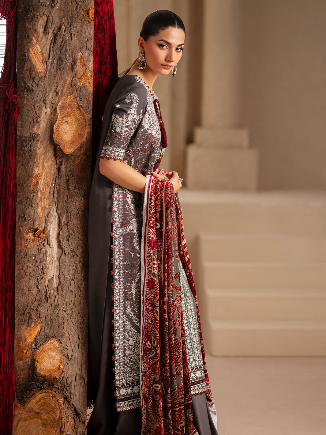 Bin Ilyas | Saqqara Winter 25 | 161 - A - Official Bin Ilyas - Agha Fabrics UK