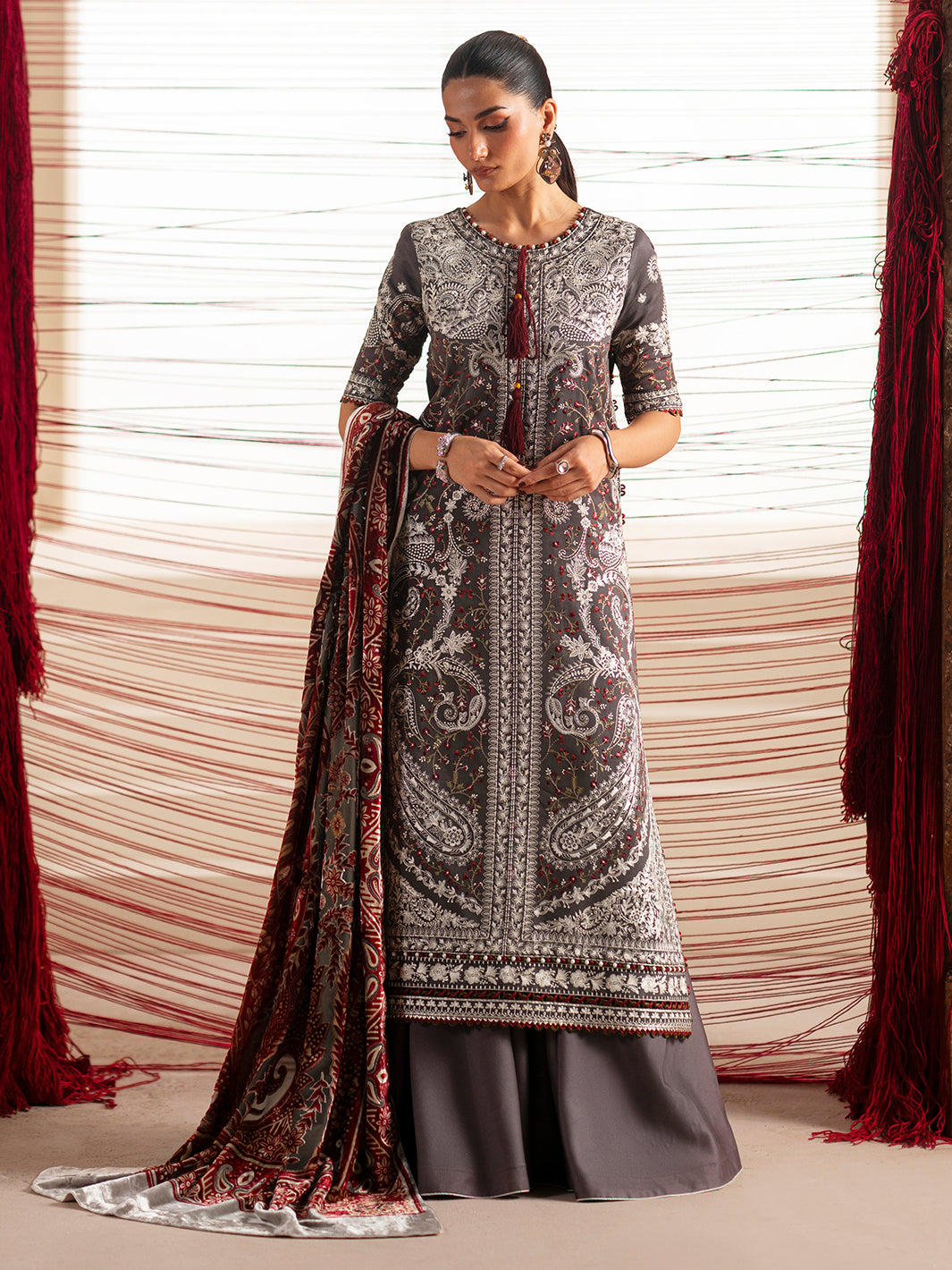 Bin Ilyas | Saqqara Winter 25 | 161 - A - Official Bin Ilyas - Agha Fabrics UK