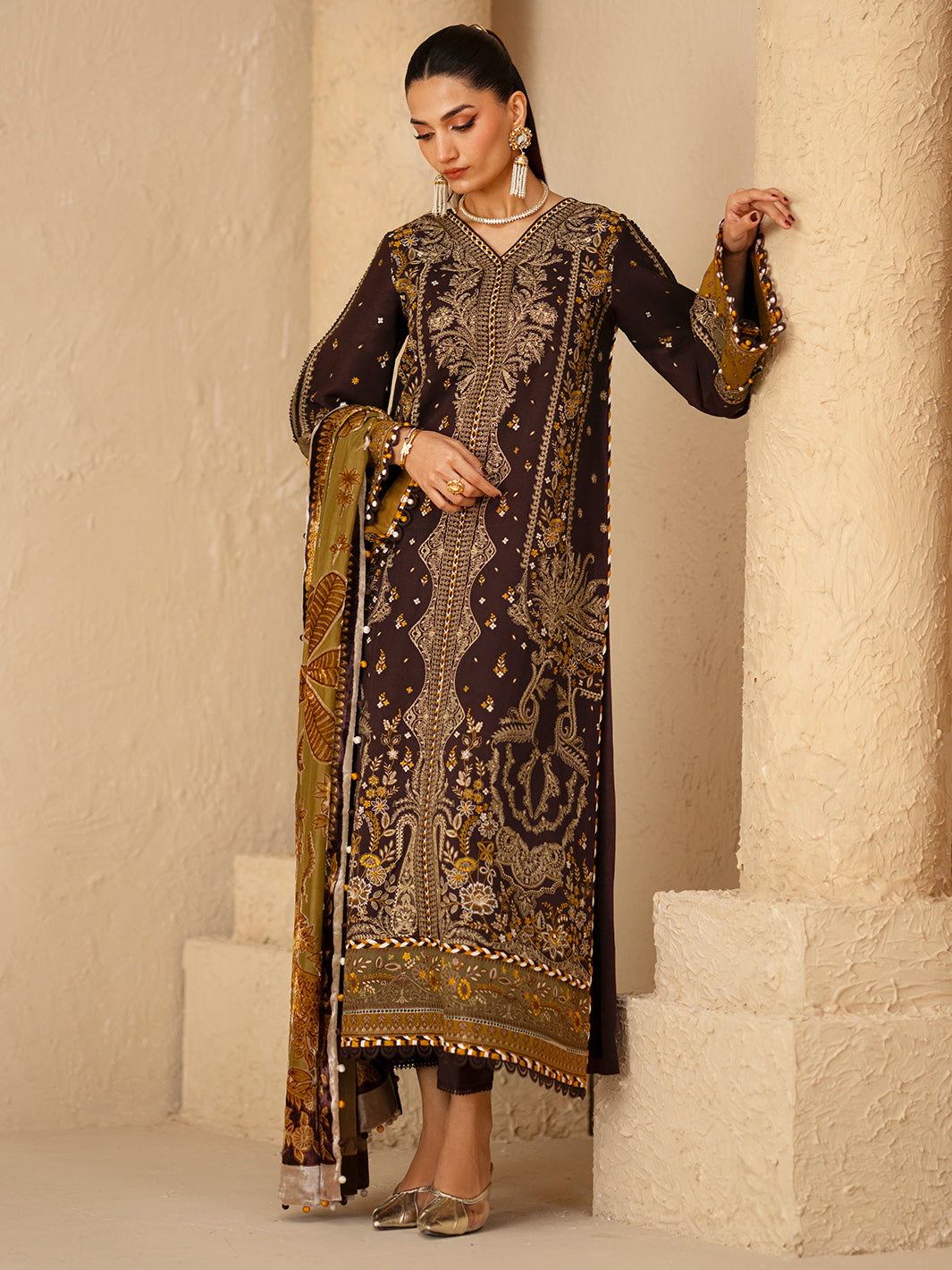 Bin Ilyas | Saqqara Winter 25 | 164 - A - Official Bin Ilyas - Agha Fabrics UK