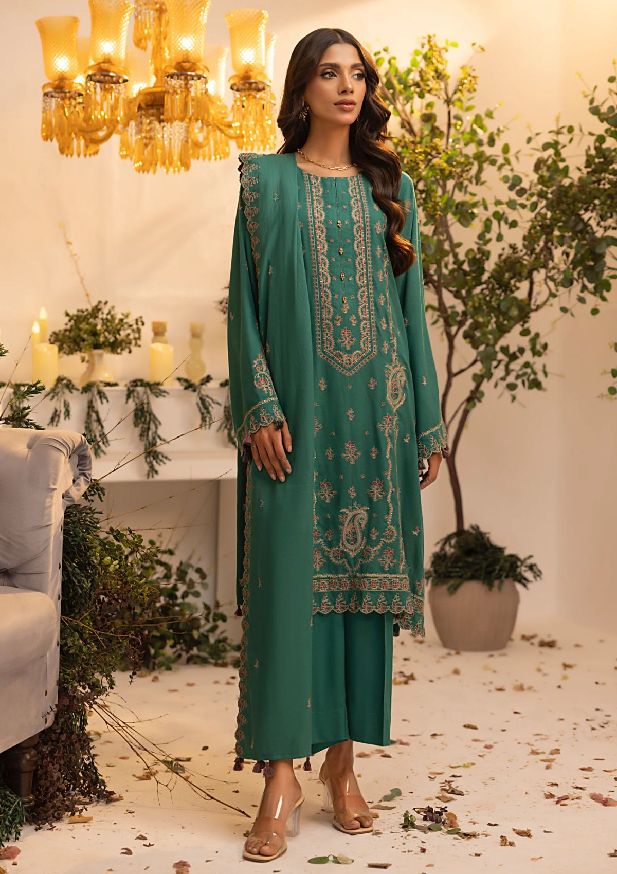 Winter Collection - Lakhany - Cashmi Wool - LCW24#LG-RL-0085 - Official Lakhany - Agha Fabrics UK