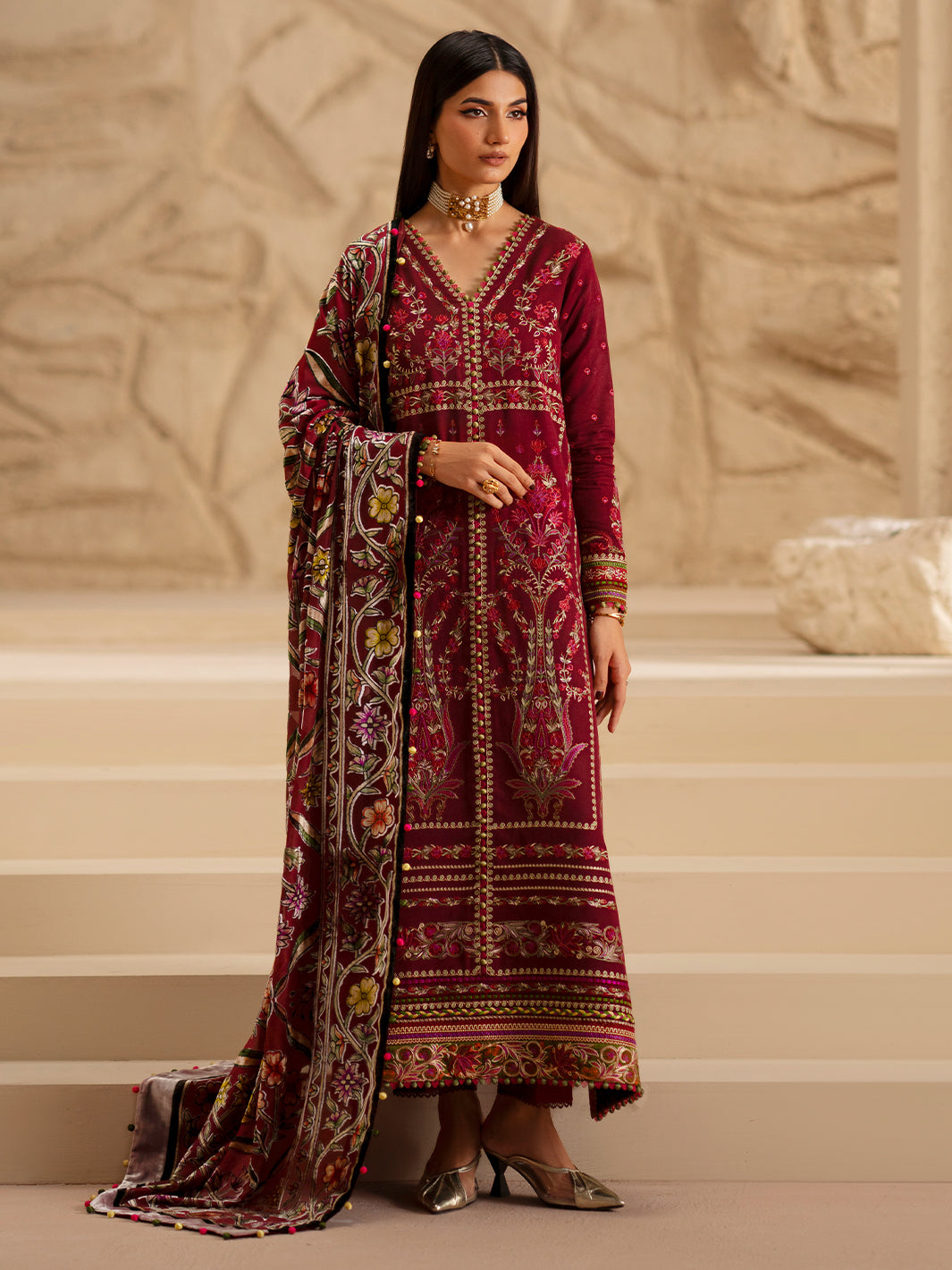 Bin Ilyas | Saqqara Winter 25 | 165 - A - Official Bin Ilyas - Agha Fabrics UK