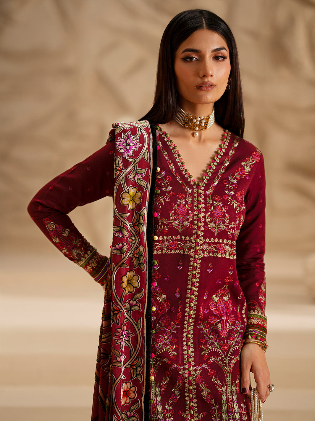Bin Ilyas | Saqqara Winter 25 | 165 - A - Official Bin Ilyas - Agha Fabrics UK