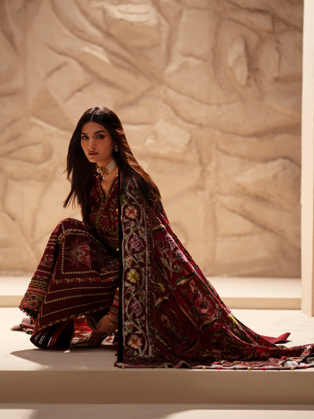 Bin Ilyas | Saqqara Winter 25 | 165 - A - Official Bin Ilyas - Agha Fabrics UK