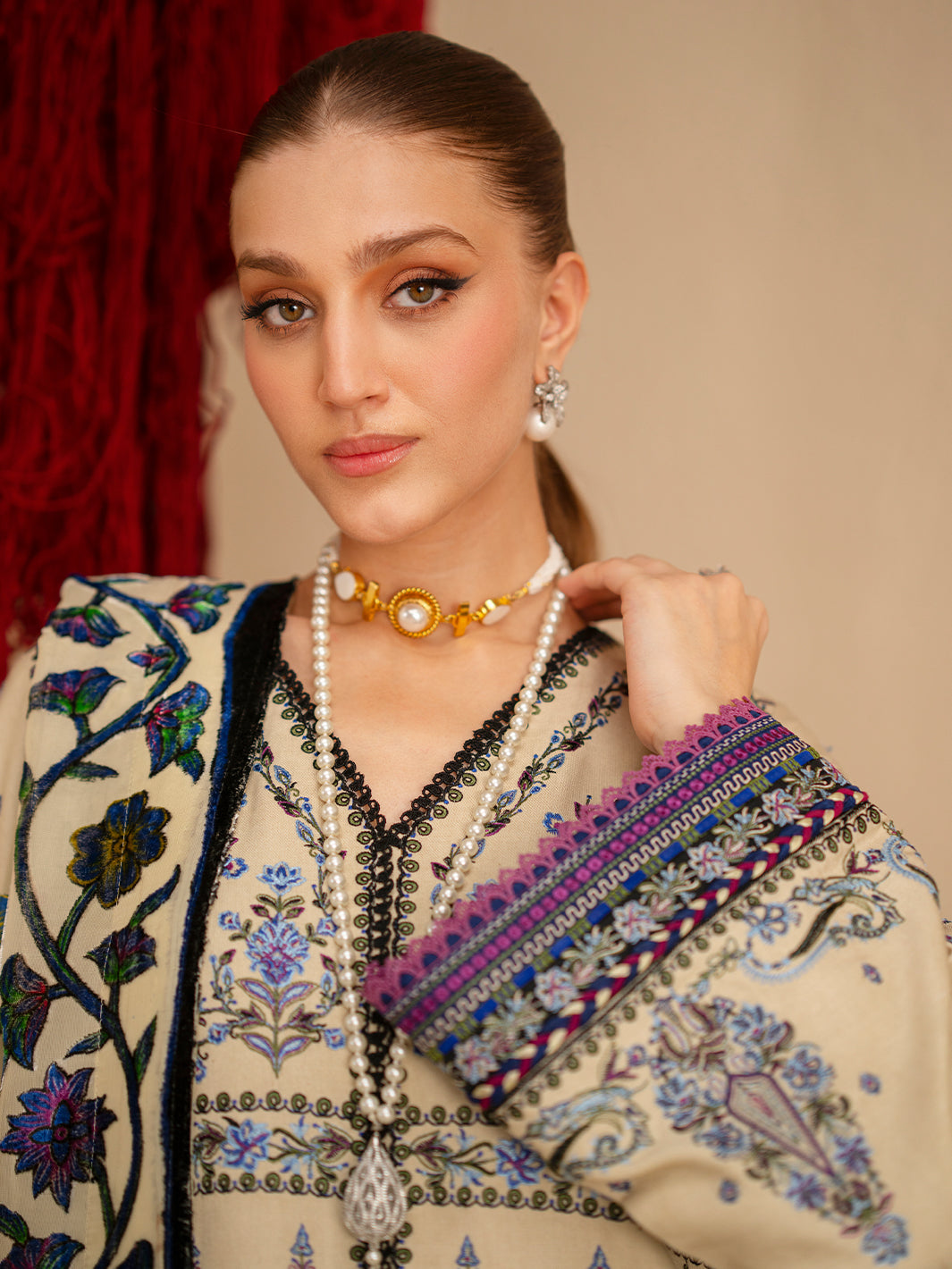 Bin Ilyas | Saqqara Winter 25 | 165 - B - Official Bin Ilyas - Agha Fabrics UK