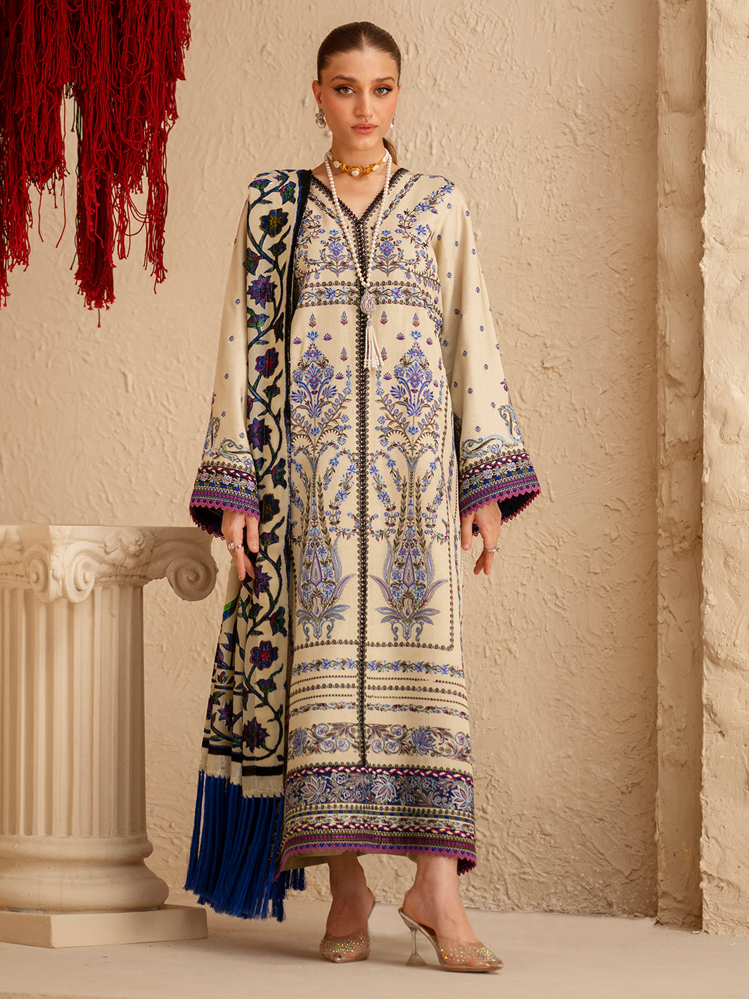 Bin Ilyas | Saqqara Winter 25 | 165 - B - Official Bin Ilyas - Agha Fabrics UK