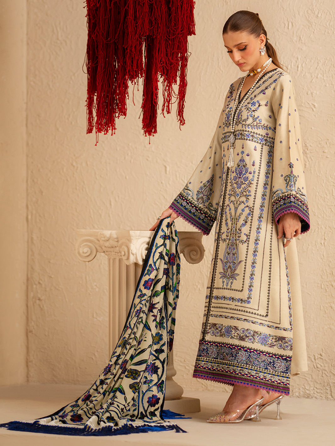 Bin Ilyas | Saqqara Winter 25 | 165 - B - Official Bin Ilyas - Agha Fabrics UK