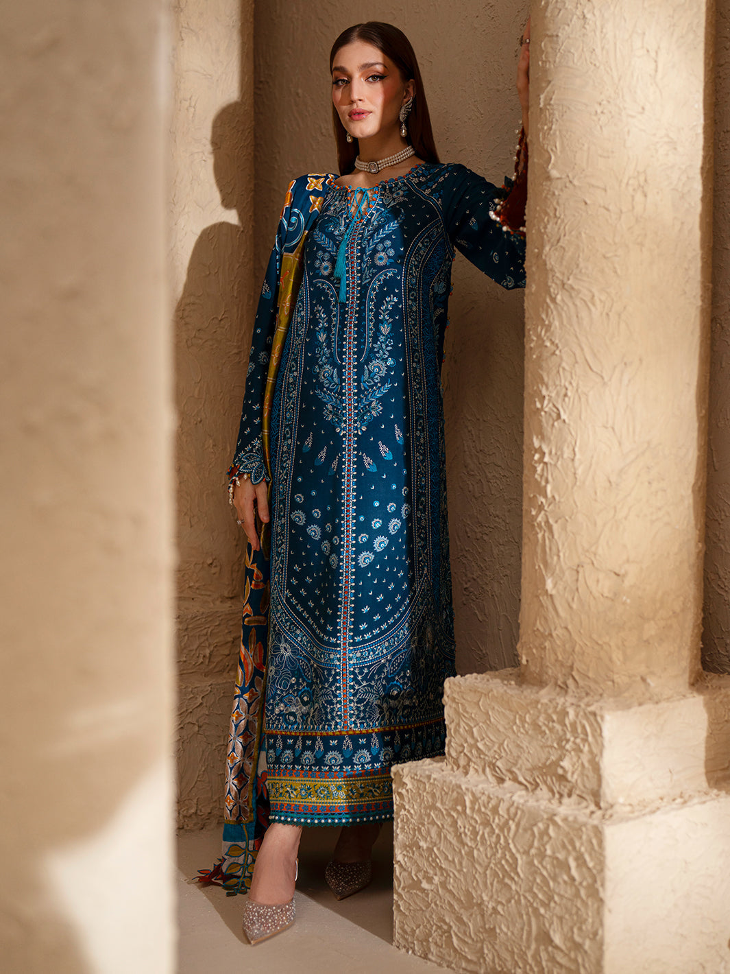 Bin Ilyas | Saqqara Winter 25 | 166 - A - Official Bin Ilyas - Agha Fabrics UK