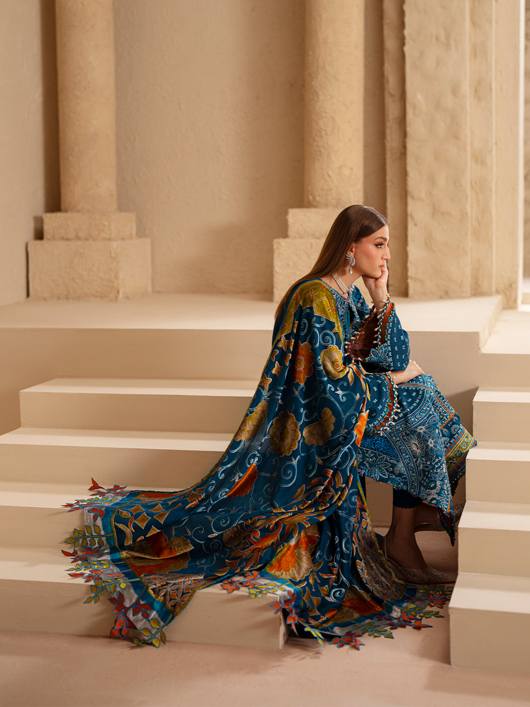 Bin Ilyas | Saqqara Winter 25 | 166 - A - Official Bin Ilyas - Agha Fabrics UK