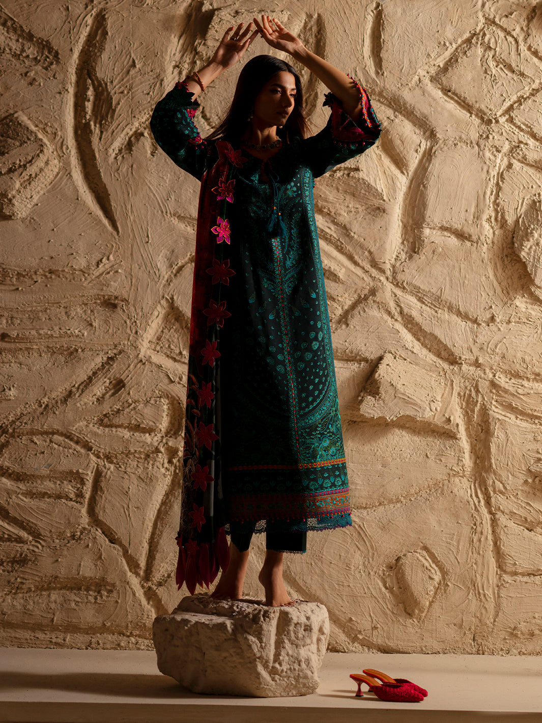 Bin Ilyas | Saqqara Winter 25 | 166 - B - Official Bin Ilyas - Agha Fabrics UK