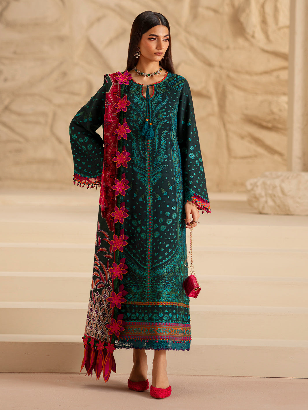 Bin Ilyas | Saqqara Winter 25 | 166 - B - Official Bin Ilyas - Agha Fabrics UK