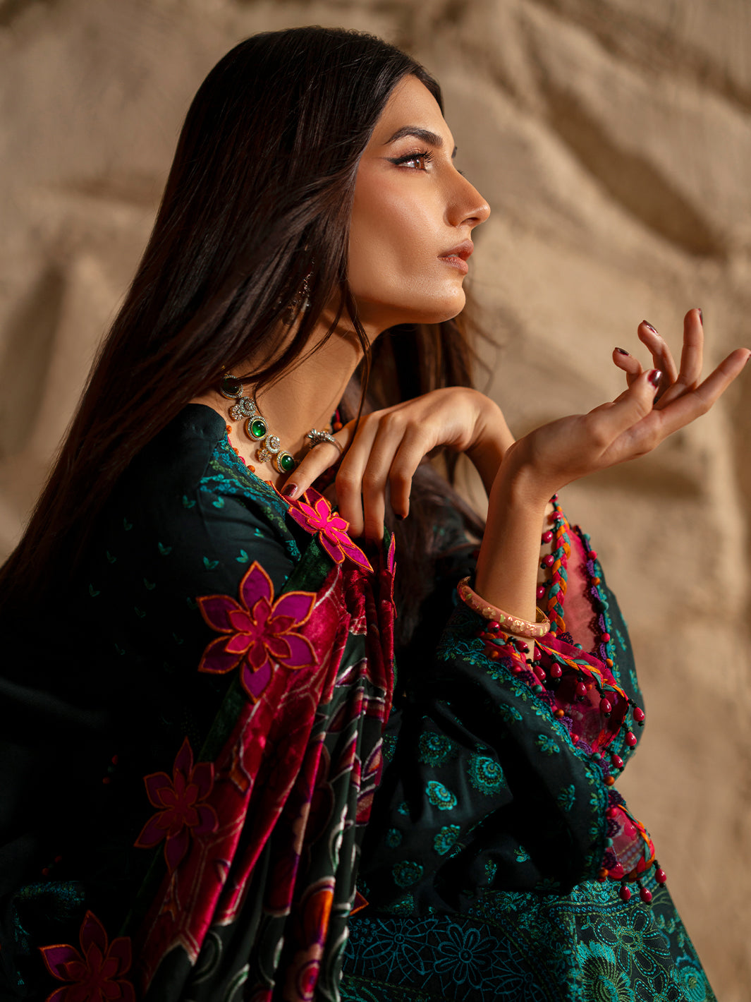 Bin Ilyas | Saqqara Winter 25 | 166 - B - Official Bin Ilyas - Agha Fabrics UK