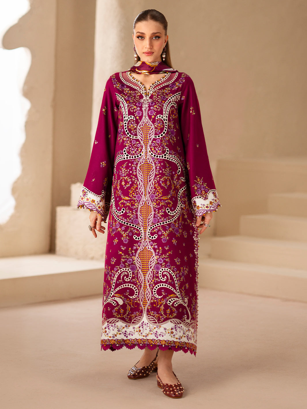 Bin Ilyas | Saqqara Winter 25 | 167 - A - Official Bin Ilyas - Agha Fabrics UK