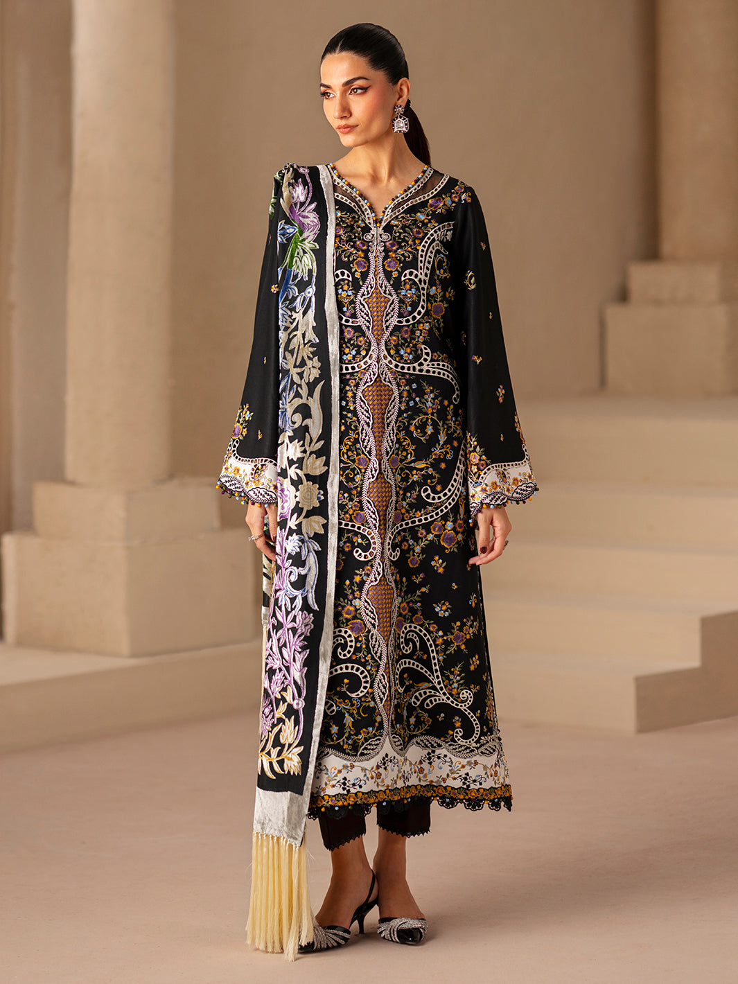 Bin Ilyas | Saqqara Winter 25 | 167 - B - Official Bin Ilyas - Agha Fabrics UK