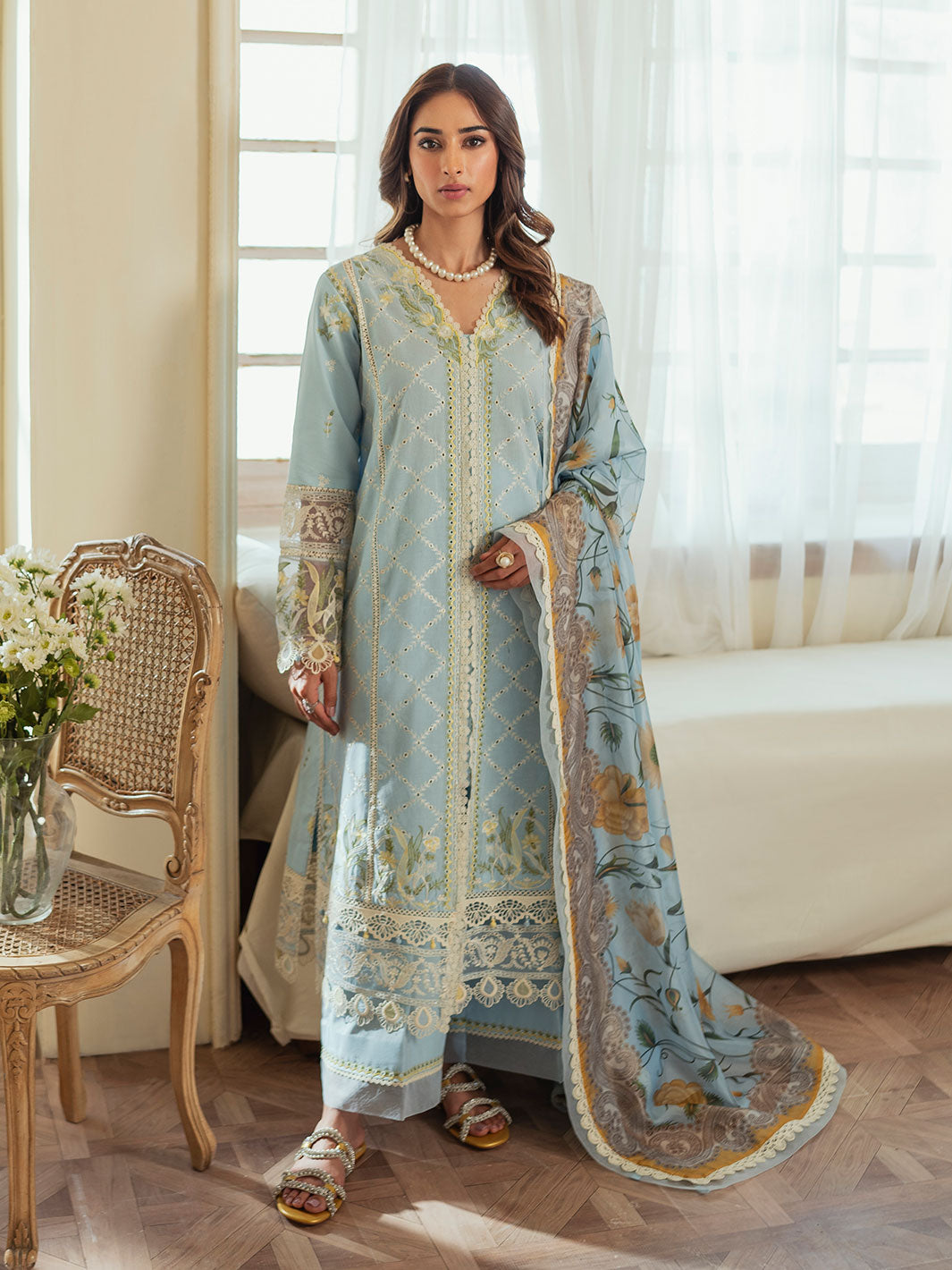 Faiza Faisal | Celine Eid Collection 24 | RIDA - Official Faiza Faisal - Agha Fabrics UK
