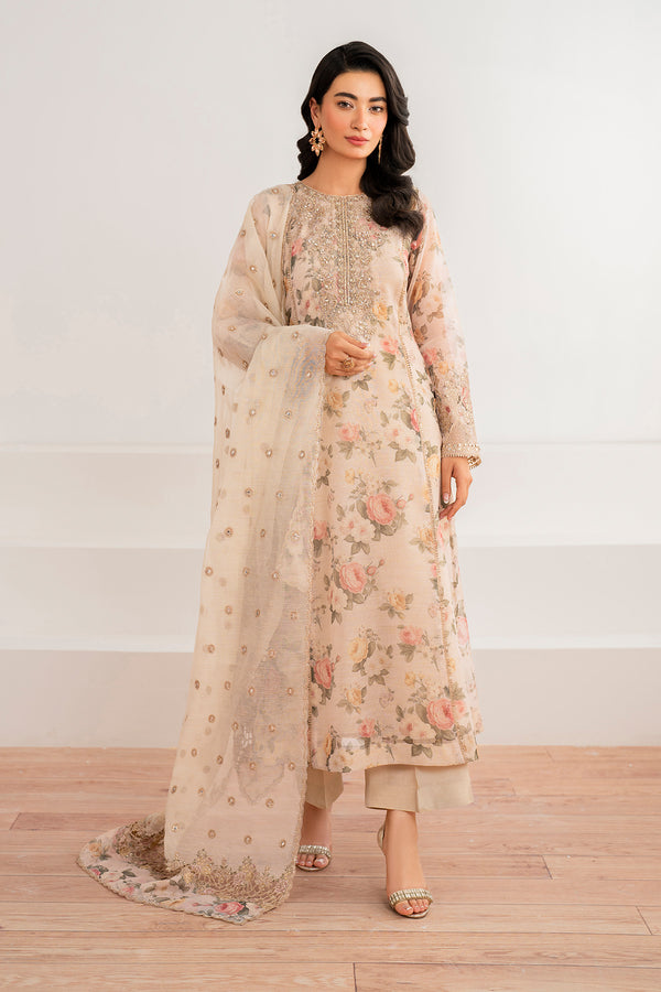 Braoque | Luxury Pret 24 | COTTON NET UF-691 - Official Baroque - Agha Fabrics UK