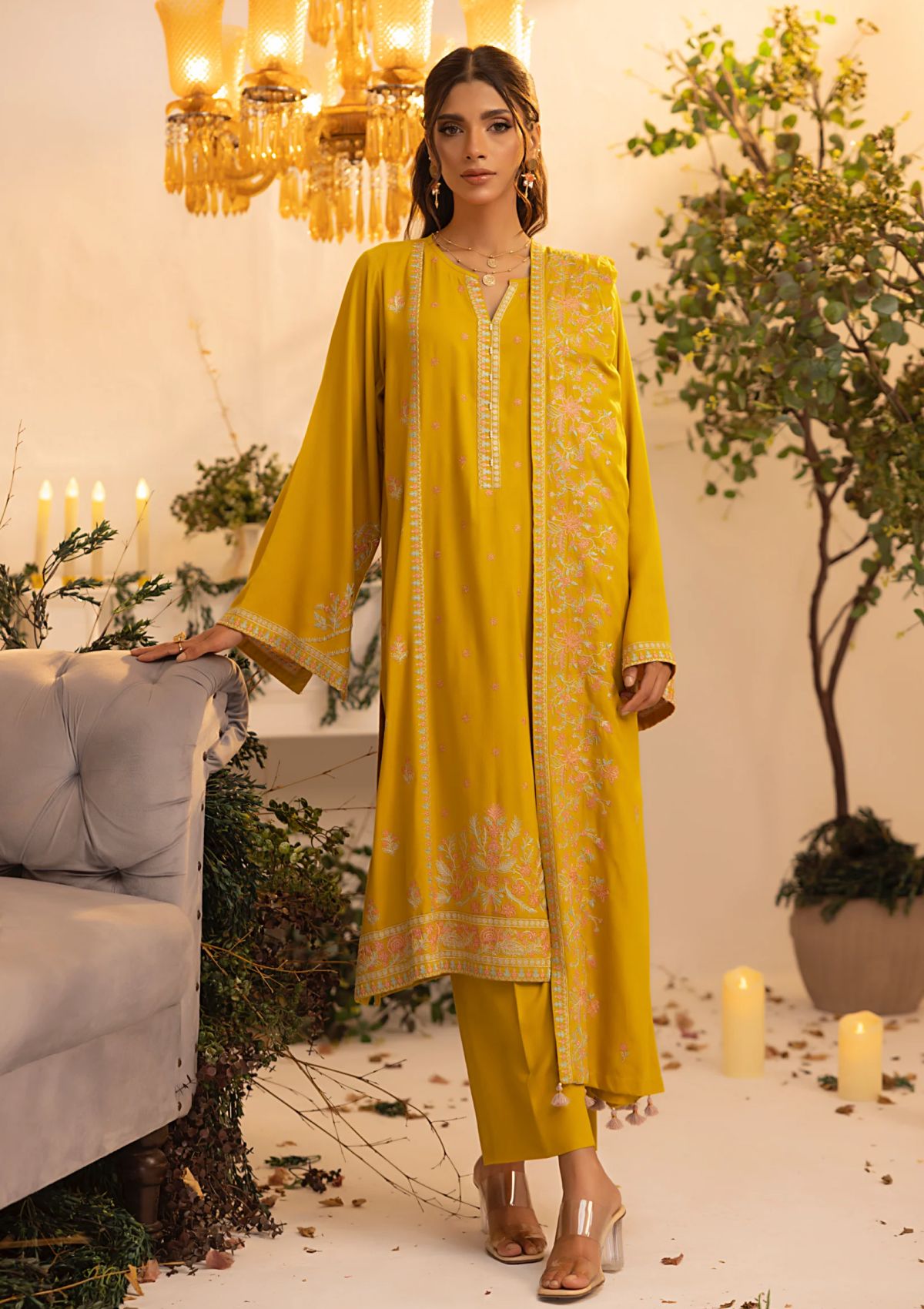 Winter Collection - Lakhany - Cashmi Wool - LCW24#LG-IZ-0249 - Official Lakhany - Agha Fabrics UK