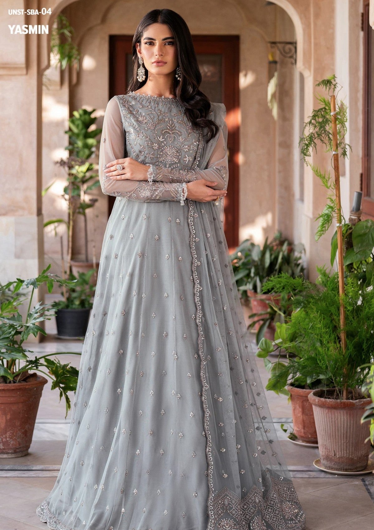 Formals - Zarif - Sahiba - Unstitched 25 - SBA#04 - YASMIN