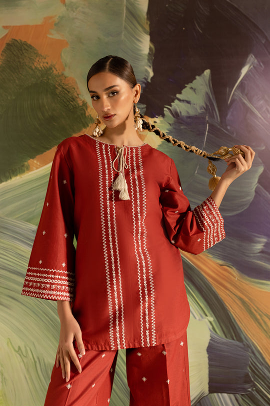 Batik | Boho | Brick 2Pc