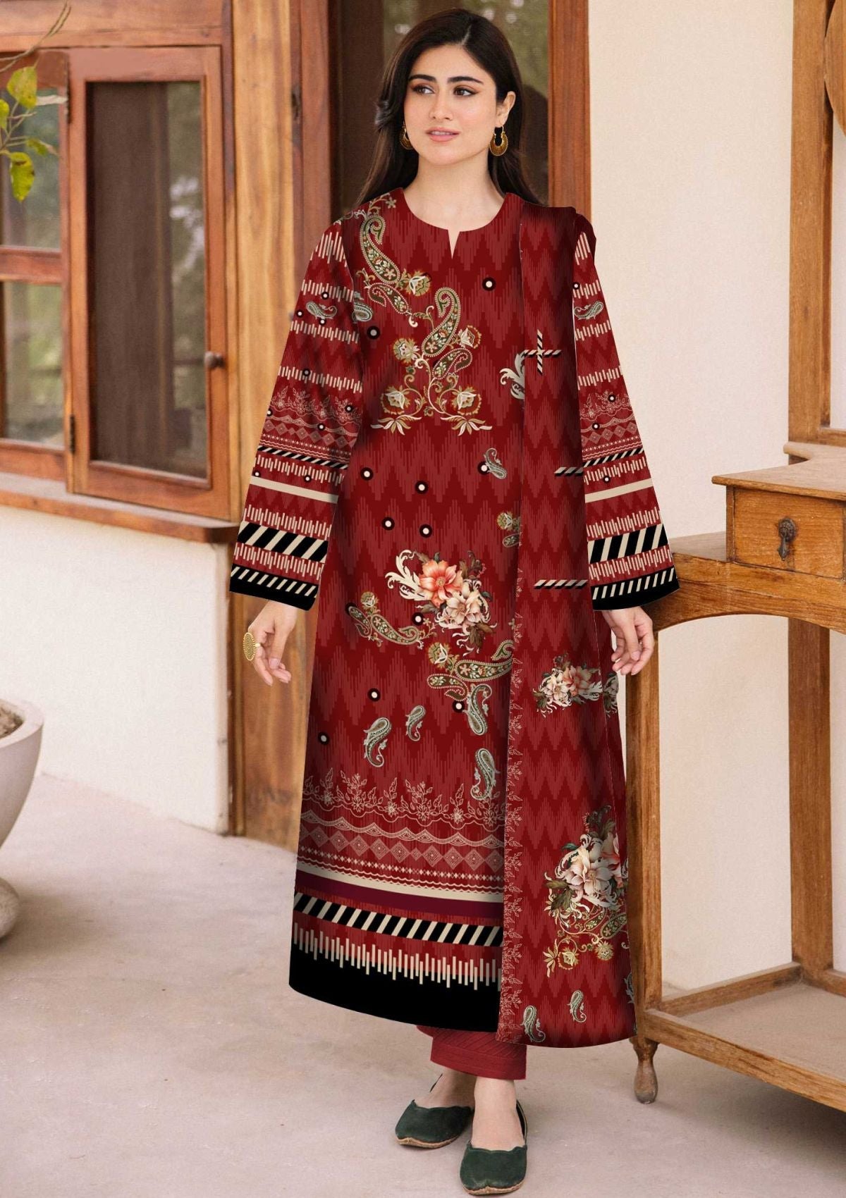 Winter Collection - Art n Style - Monsoon Linen 24 - AMS#06 - Official Art n Style - Agha Fabrics UK