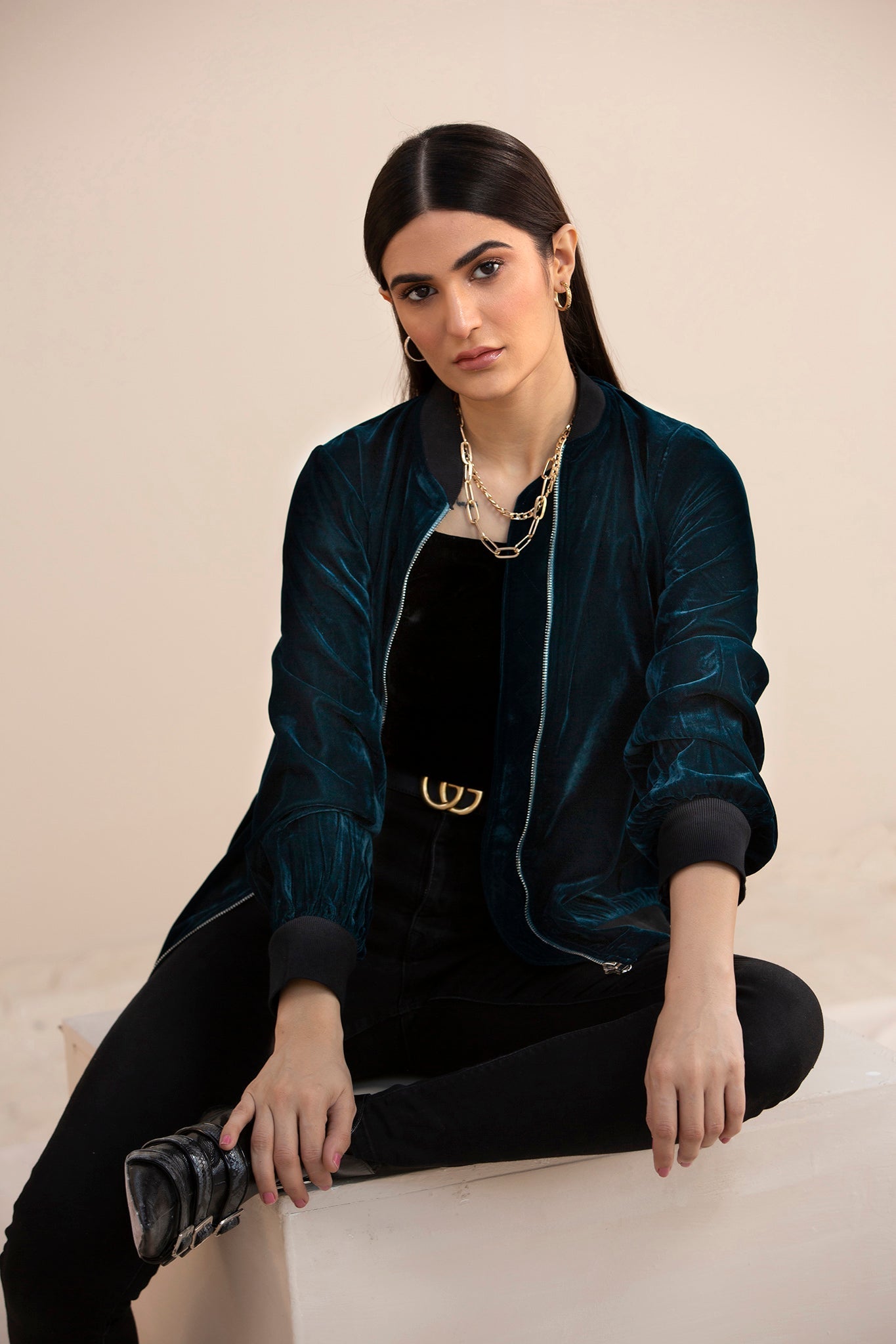 Hana | Mavi Velvets | VLT007 - Official Hana - Agha Fabrics UK