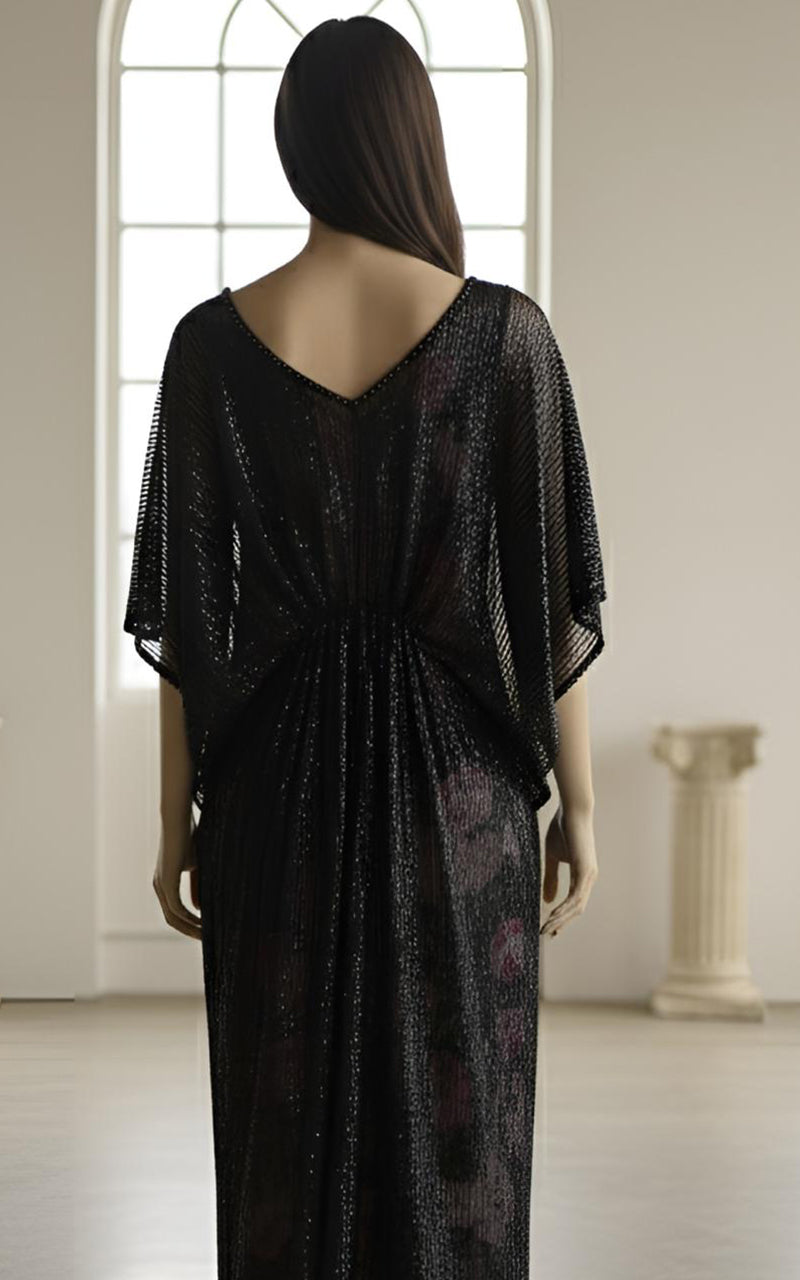 Threads and Motifs | Formal Dresses 25 | Sequins Kaftan With Printed Inner