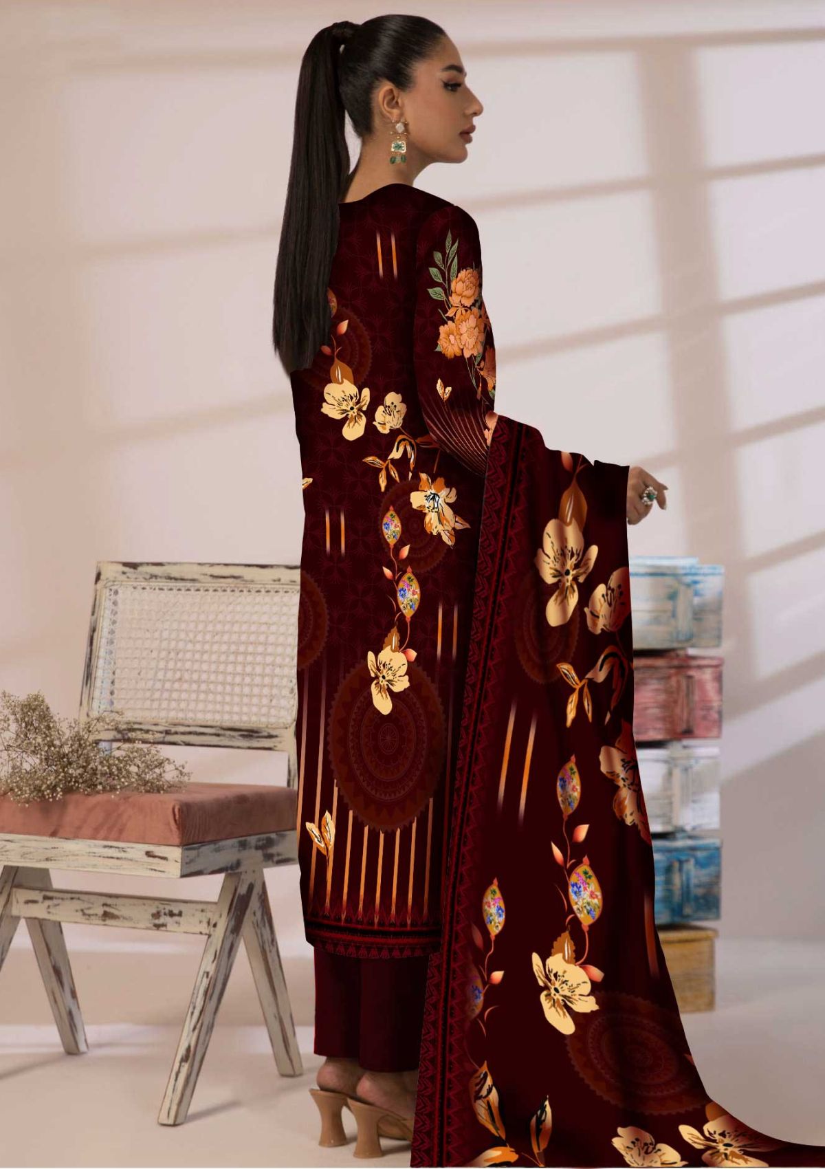 Winter Collection - Art n Style - Monsoon Linen - Volume 2 - A24#15 - Official Art n Style - Agha Fabrics UK