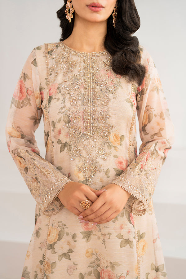 Braoque | Luxury Pret 24 | COTTON NET UF-691 - Official Baroque - Agha Fabrics UK