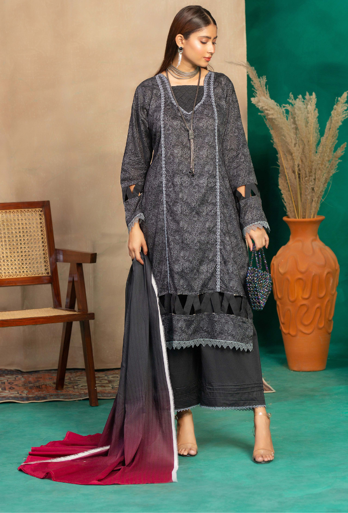 Humdum | AANGAN SS 24 | Aangan - D09 - Official HumDum - Agha Fabrics UK