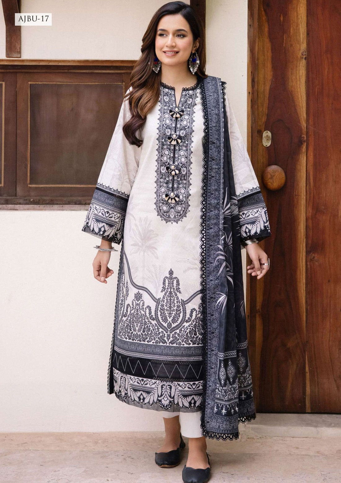Lawn Collection - Asim Jofa - Prints Vol 2 - JP24#17 - Official Asim Jofa - Agha Fabrics UK