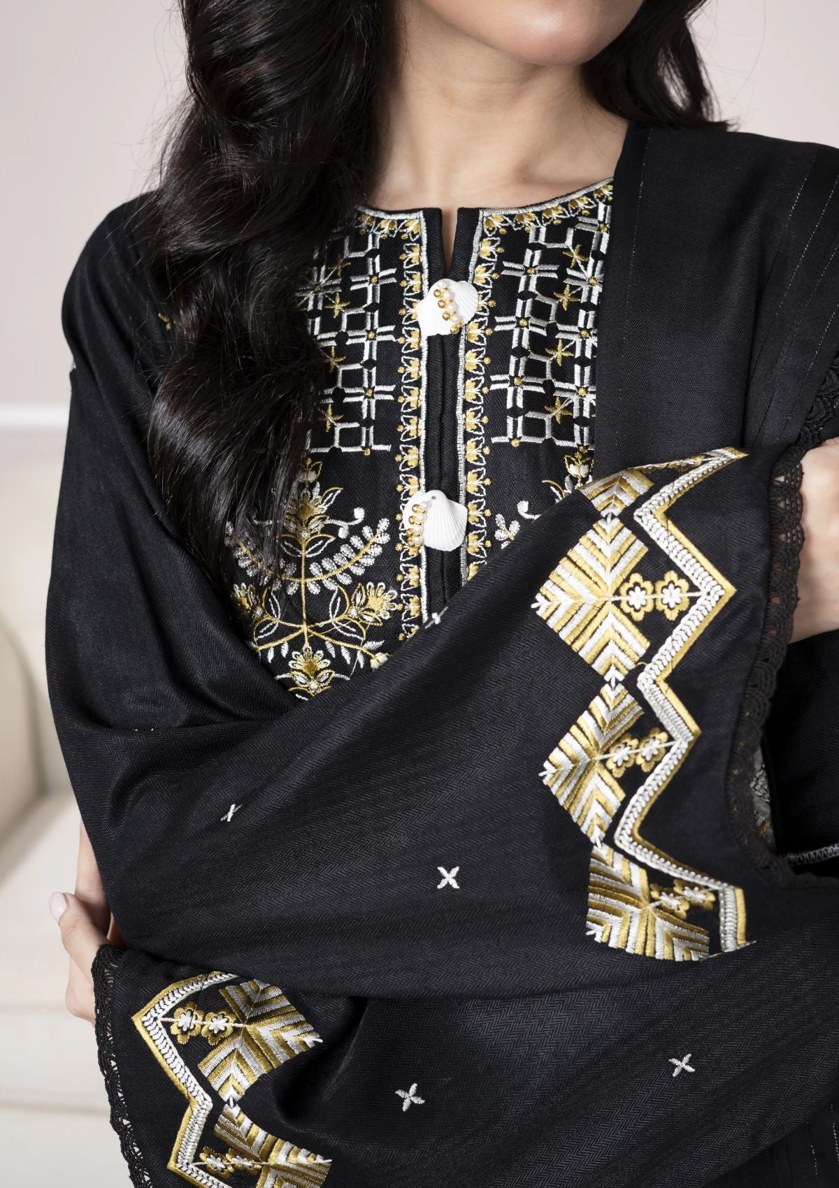 Winter Collection - Keysha - Herringbone Volume 01 - KS-H24-08 - Official Keysha - Agha Fabrics UK