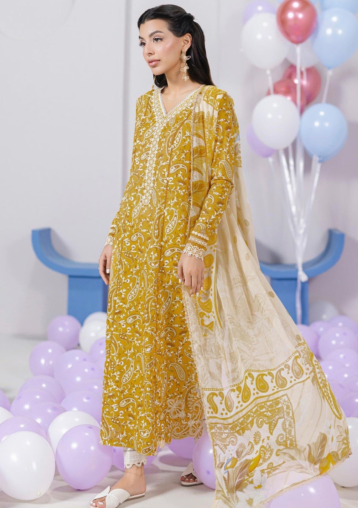 Lawn - Qalamkar - Q Prints 25 - Vol II - QLM#10-B