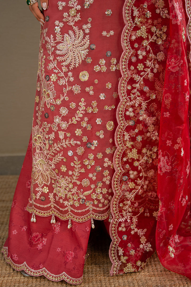 Cross Stitch | Wedding Collection 24 | CRIMSON FIRE - Official Cross Stitch - Agha Fabrics UK