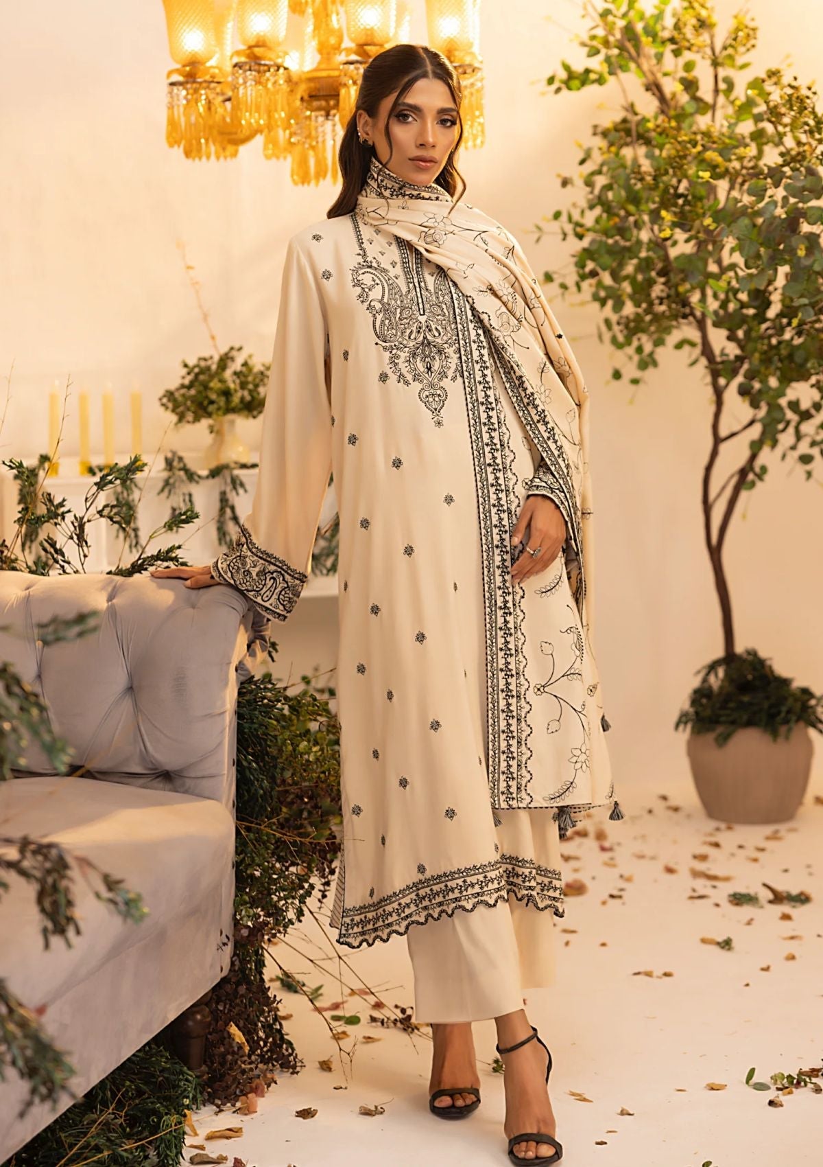 Winter Collection - Lakhany - Cashmi Wool - LCW24#LG-SK-0238 - Official Lakhany - Agha Fabrics UK