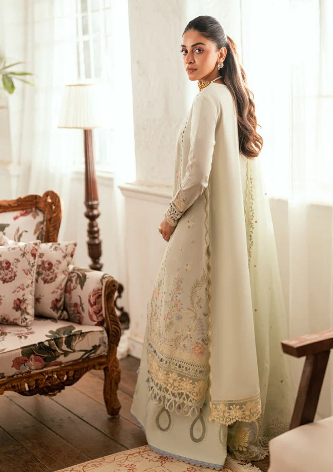 Lawn - Qalamkar - Luxury - Eid Edit 25 - SB#08 - Rimsha