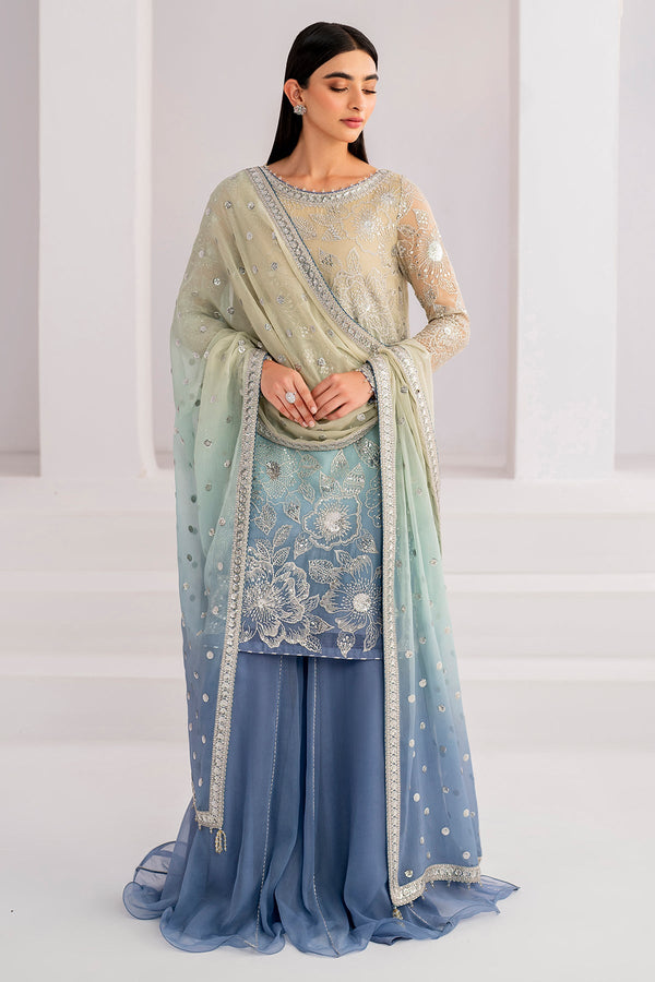 Jazmin | Formals Collection | CHIFFON UC-3052 - Official Jazmin - Agha Fabrics UK