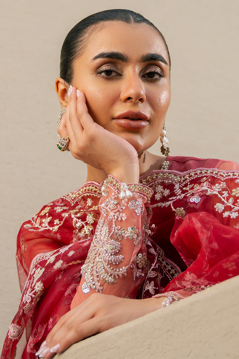 Cross Stitch | Wedding Collection 24 | CRIMSON FIRE - Official Cross Stitch - Agha Fabrics UK