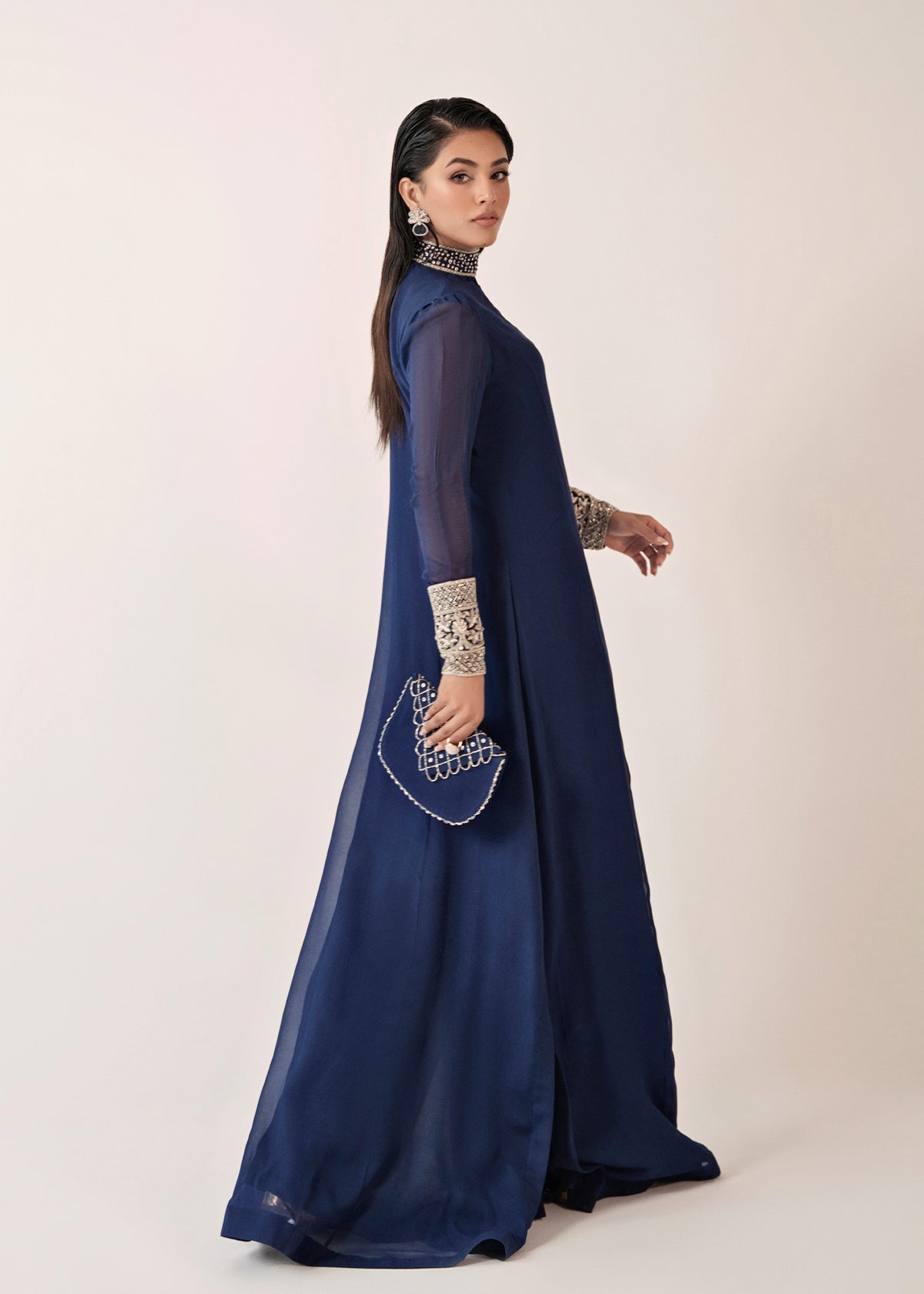 Dastoor | Euphoria Luxury Pret 24 | Azure - Official Dastoor - Agha Fabrics UK