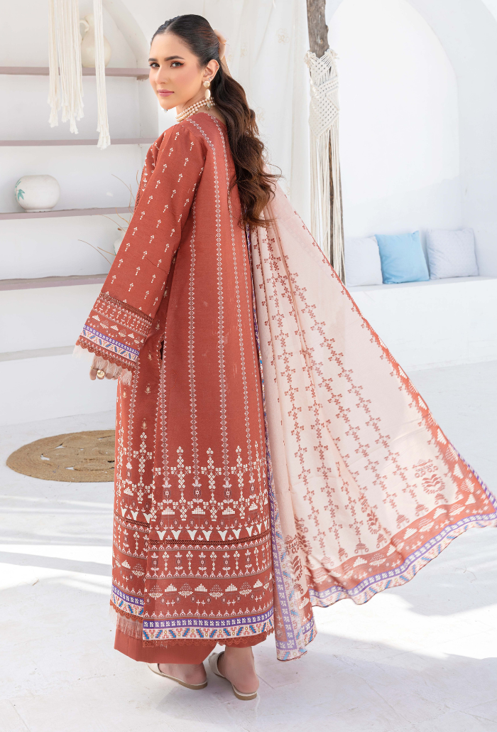 Humdum | Saira Bano Lawn 24 | D03 - Official HumDum - Agha Fabrics UK
