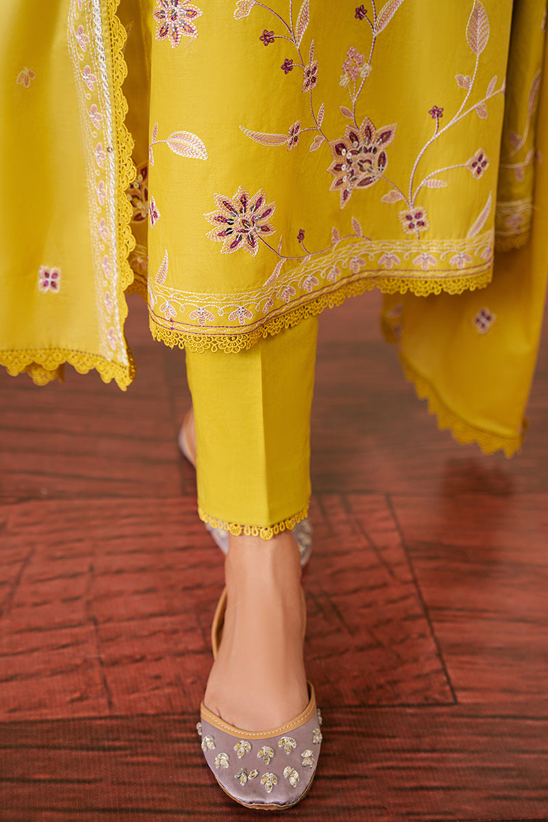 Cross Stitch | Embroidered Lawn Mahiri 24 | ORCHID MOSS - Official Cross Stitch - Agha Fabrics UK