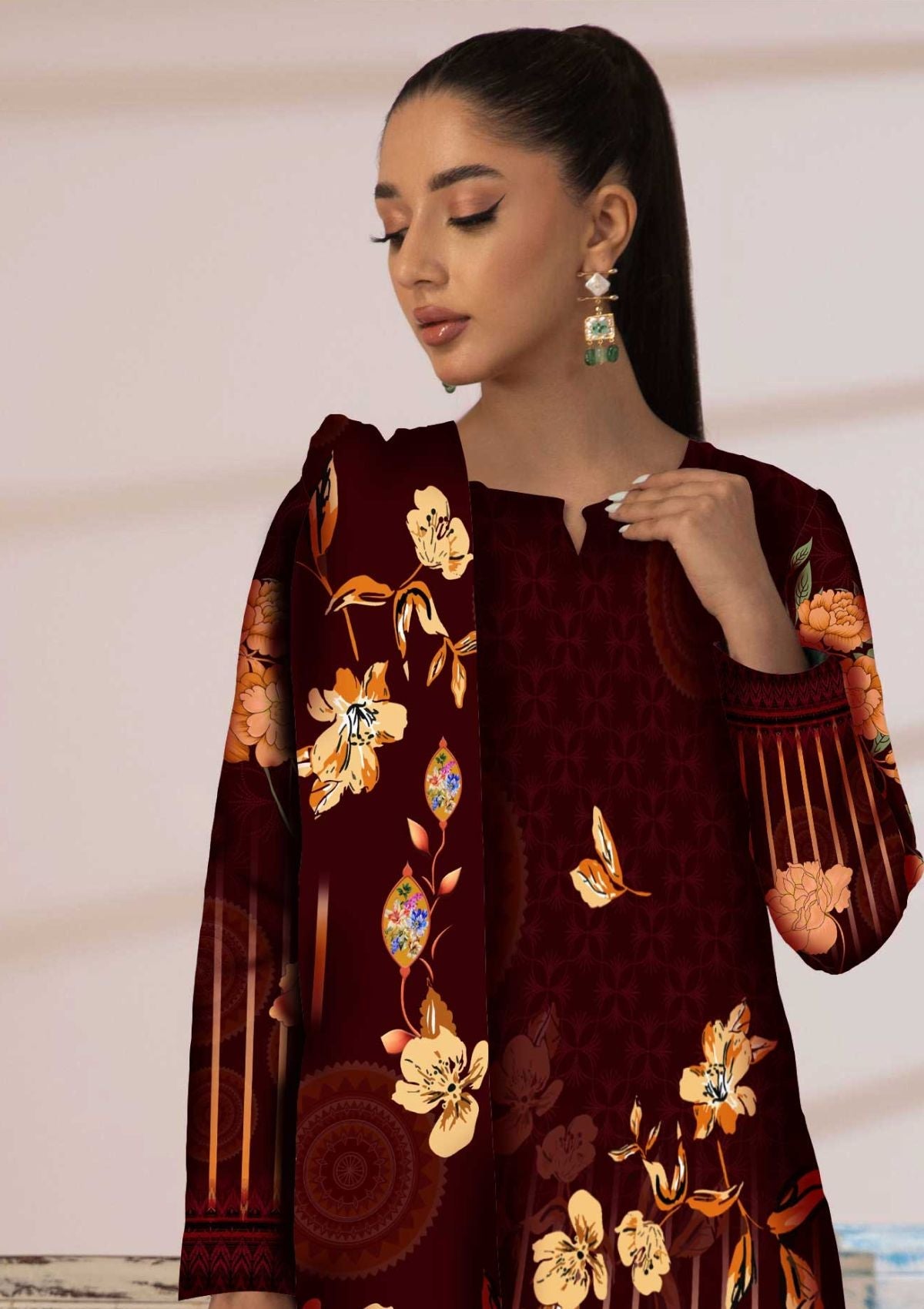 Winter Collection - Art n Style - Monsoon Linen - Volume 2 - A24#15 - Official Art n Style - Agha Fabrics UK