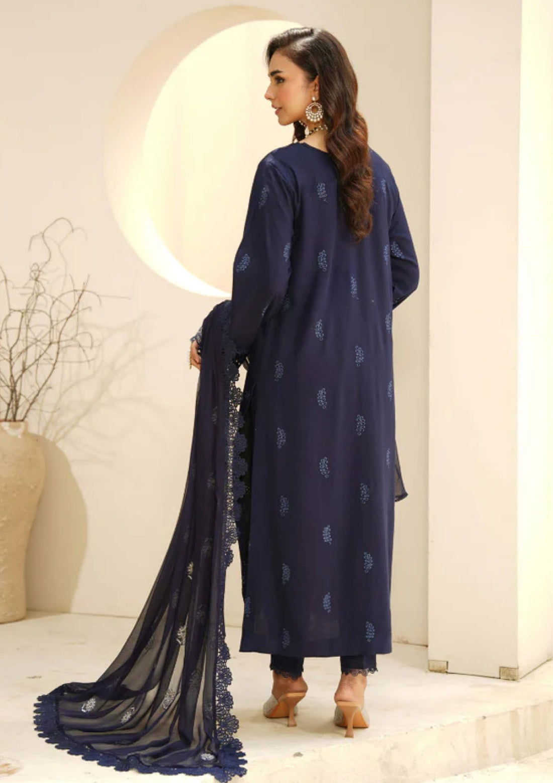 Winter - Humdum - Mushak - Embroidered Karandi - H25#08