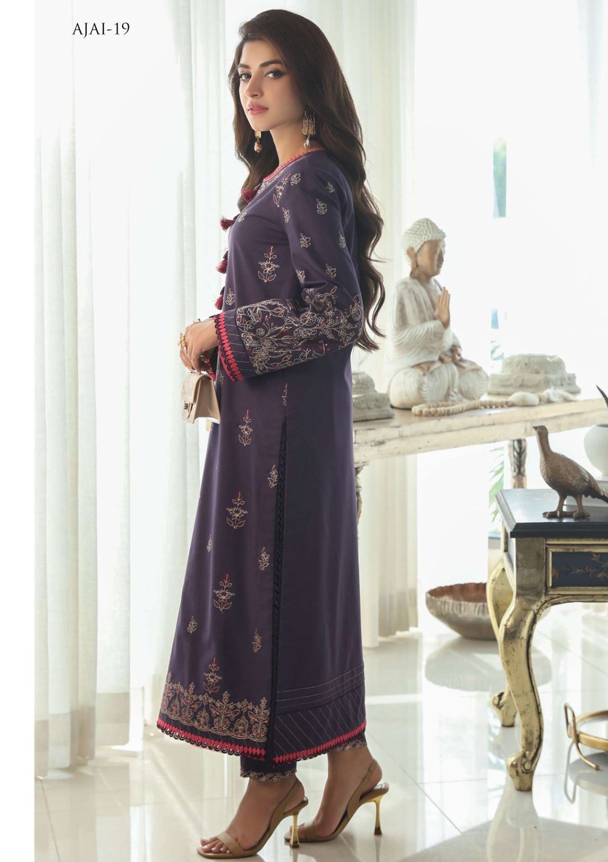 Lawn Collection - Asim Jofa - Aira - AJAI#19 - Official Asim Jofa - Agha Fabrics UK