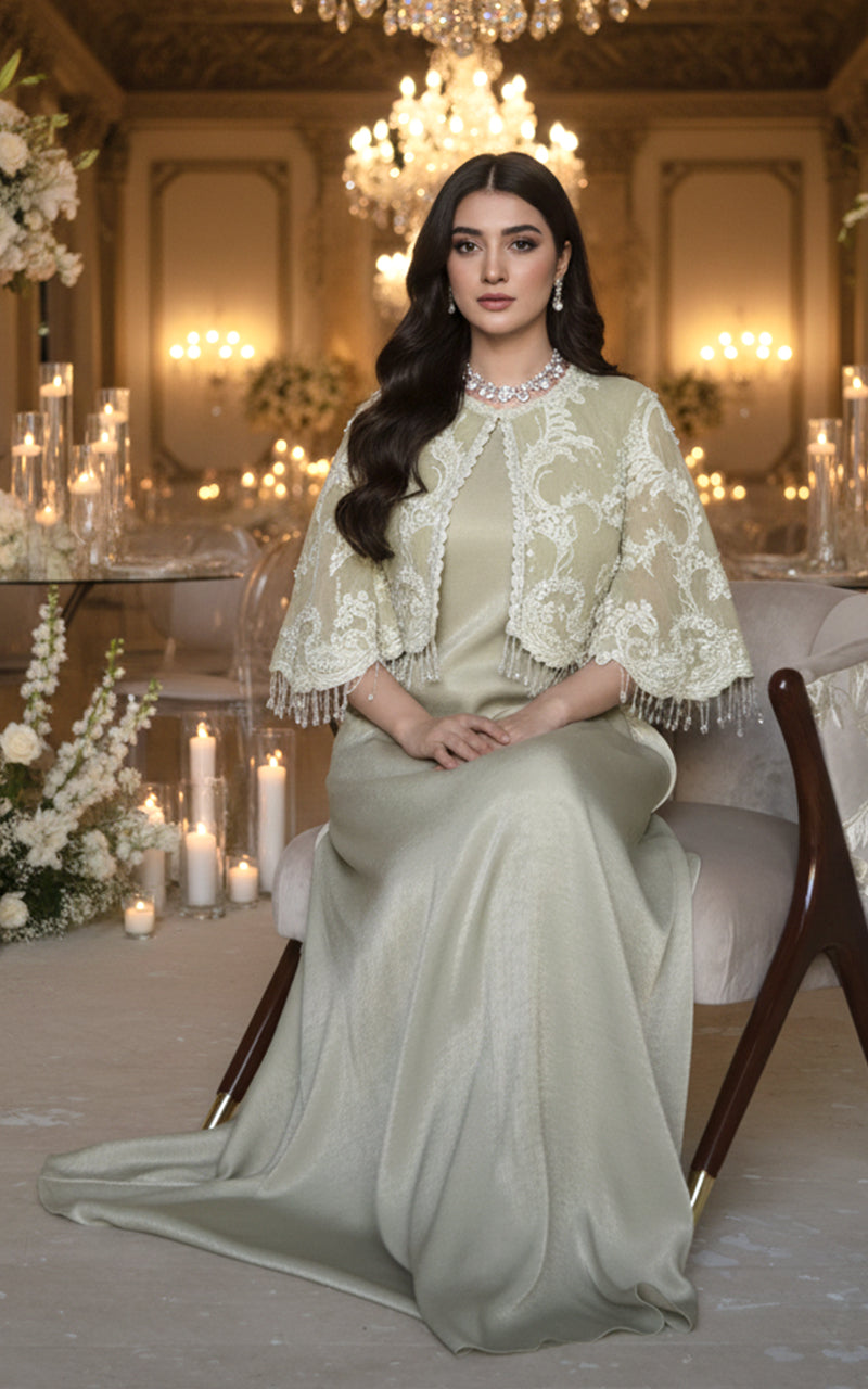 Threads and Motifs | Formal Dresses 25 | Embroidered Jacket With Dress