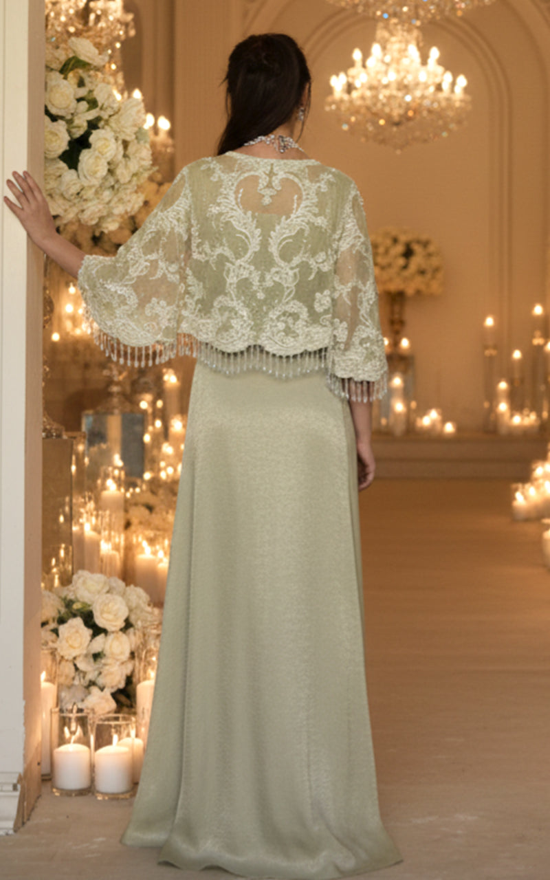 Threads and Motifs | Formal Dresses 25 | Embroidered Jacket With Dress