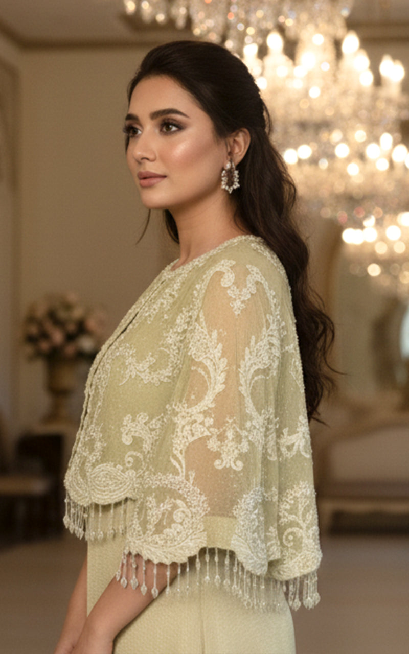 Threads and Motifs | Formal Dresses 25 | Embroidered Jacket With Dress