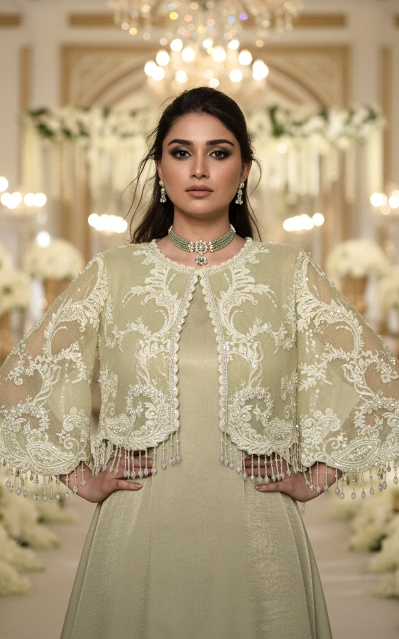 Threads and Motifs | Formal Dresses 25 | Embroidered Jacket With Dress