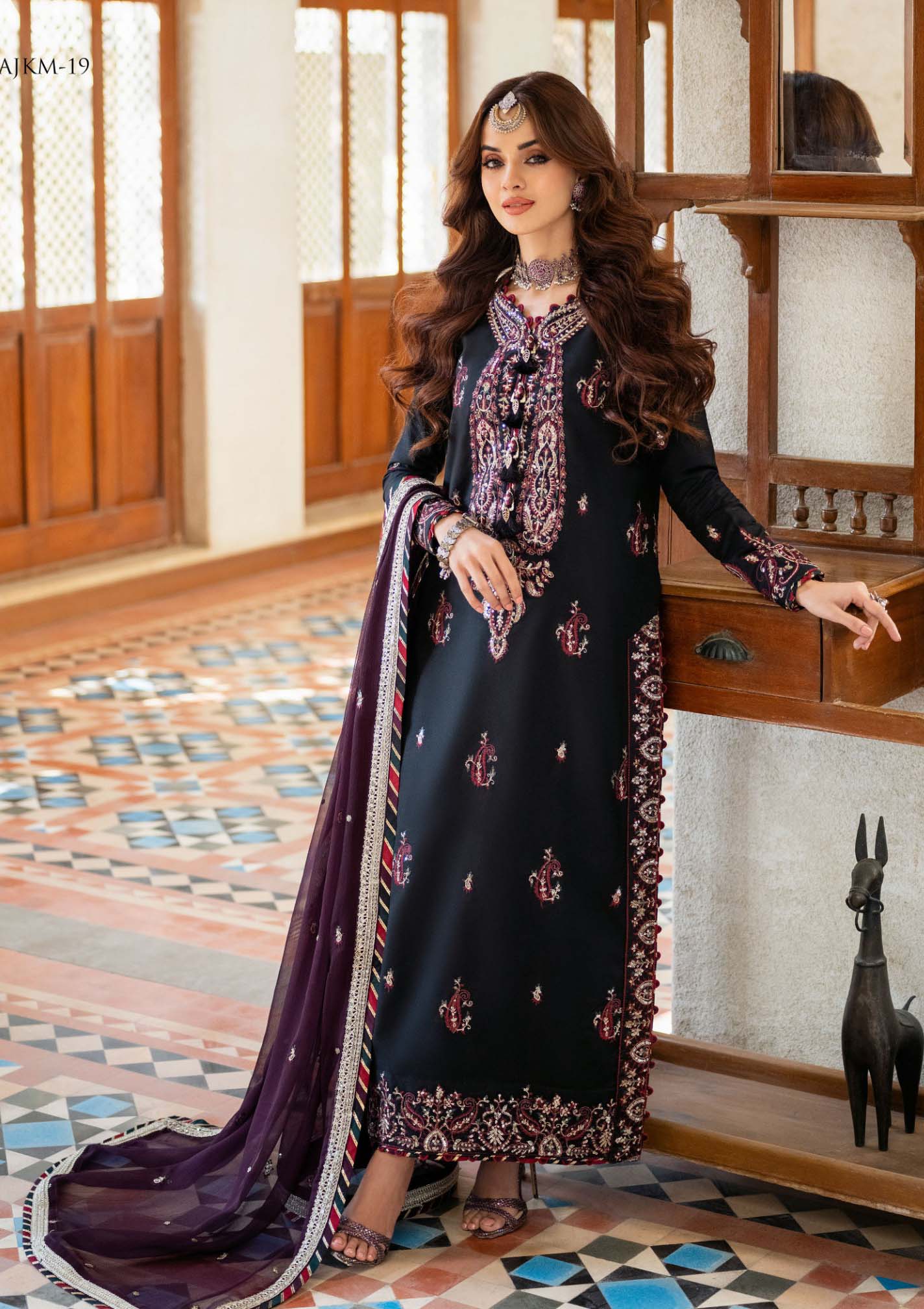 Festive Collection - Asim Jofa - Eid Festive - AJKM-19 - Official Asim Jofa - Agha Fabrics UK