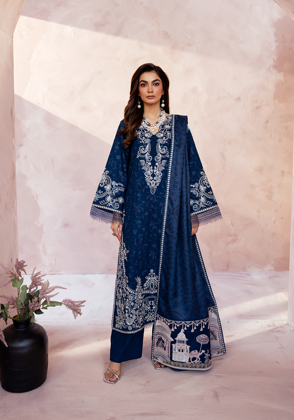 Zarqash | The Winter Luxe Pret | MIDNIGHT PAVILION